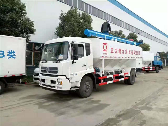 东风天锦20方10吨散装饲料罐车
